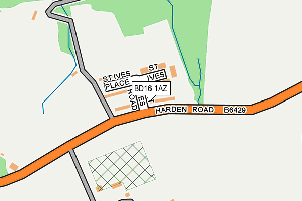 BD16 1AZ map - OS OpenMap – Local (Ordnance Survey) BD16 1AZ map - OS OpenMap – Local (Ordnance Survey)