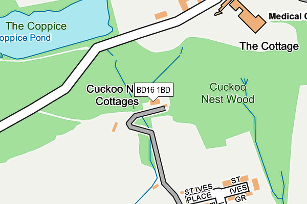 BD16 1BD map - OS OpenMap – Local (Ordnance Survey) BD16 1BD map - OS OpenMap – Local (Ordnance Survey)