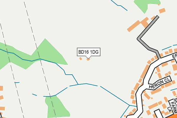 BD16 1DG map - OS OpenMap – Local (Ordnance Survey) BD16 1DG map - OS OpenMap – Local (Ordnance Survey)