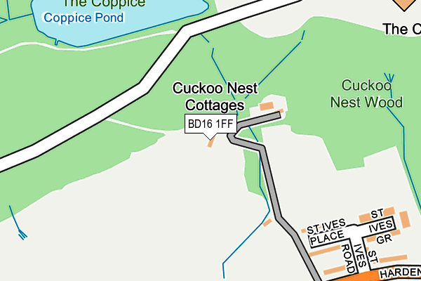 BD16 1FF map - OS OpenMap – Local (Ordnance Survey) BD16 1FF map - OS OpenMap – Local (Ordnance Survey)