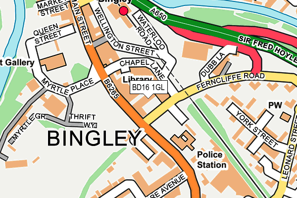BD16 1GL map - OS OpenMap – Local (Ordnance Survey) BD16 1GL map - OS OpenMap – Local (Ordnance Survey)