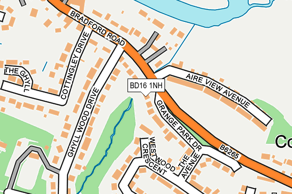 BD16 1NH map - OS OpenMap – Local (Ordnance Survey) BD16 1NH map - OS OpenMap – Local (Ordnance Survey)