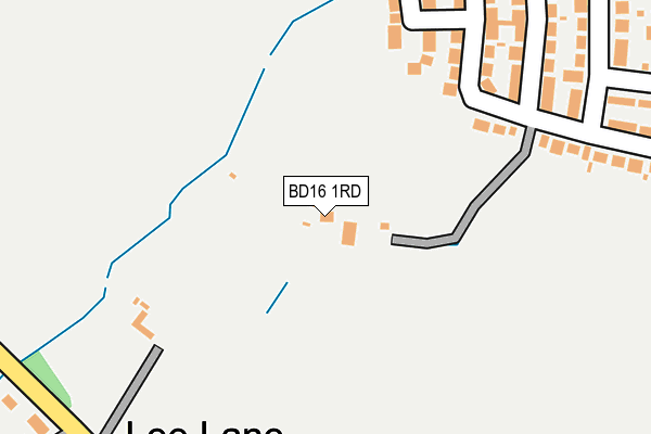 BD16 1RD map - OS OpenMap – Local (Ordnance Survey) BD16 1RD map - OS OpenMap – Local (Ordnance Survey)