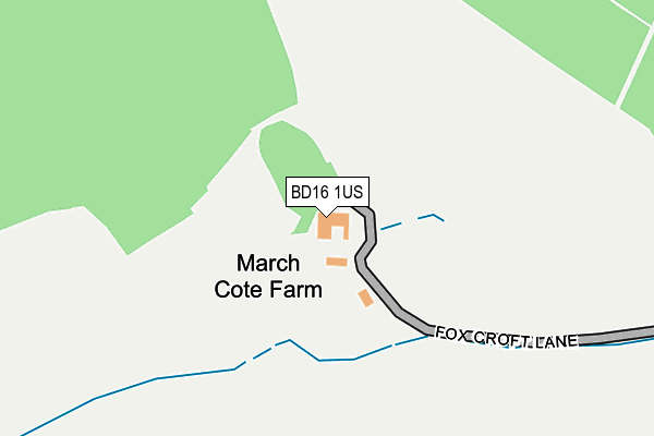 BD16 1US map - OS OpenMap – Local (Ordnance Survey) BD16 1US map - OS OpenMap – Local (Ordnance Survey)