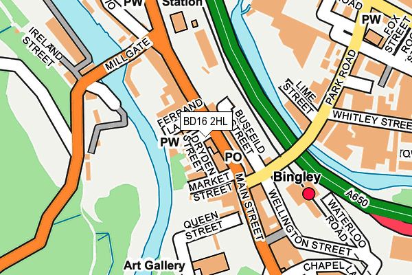 BD16 2HL map - OS OpenMap – Local (Ordnance Survey) BD16 2HL map - OS OpenMap – Local (Ordnance Survey)