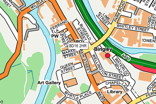 BD16 2HR map - OS OpenMap – Local (Ordnance Survey) BD16 2HR map - OS OpenMap – Local (Ordnance Survey)