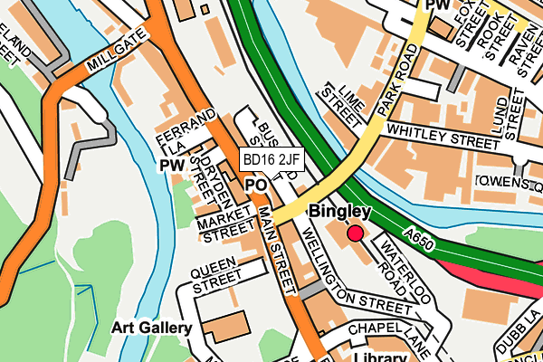 BD16 2JF map - OS OpenMap – Local (Ordnance Survey) BD16 2JF map - OS OpenMap – Local (Ordnance Survey)