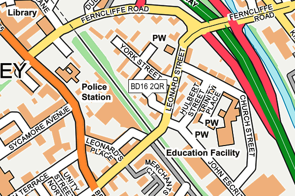 BD16 2QR map - OS OpenMap – Local (Ordnance Survey) BD16 2QR map - OS OpenMap – Local (Ordnance Survey)