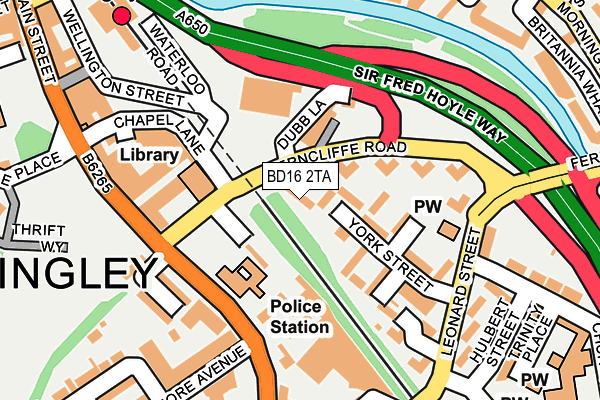 BD16 2TA map - OS OpenMap – Local (Ordnance Survey) BD16 2TA map - OS OpenMap – Local (Ordnance Survey)