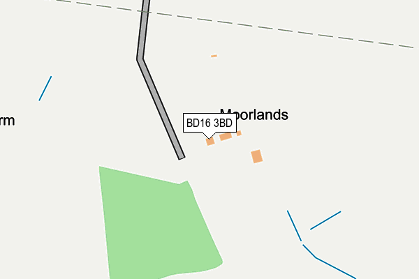 BD16 3BD map - OS OpenMap – Local (Ordnance Survey) BD16 3BD map - OS OpenMap – Local (Ordnance Survey)