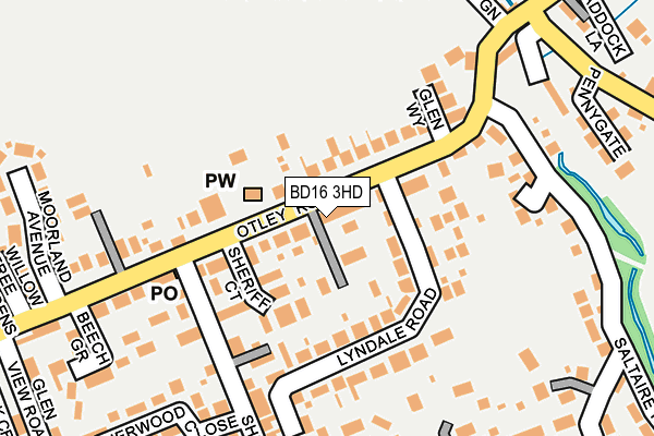 BD16 3HD map - OS OpenMap – Local (Ordnance Survey) BD16 3HD map - OS OpenMap – Local (Ordnance Survey)
