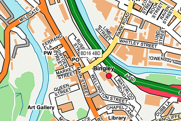 BD16 4BD map - OS OpenMap – Local (Ordnance Survey) BD16 4BD map - OS OpenMap – Local (Ordnance Survey)