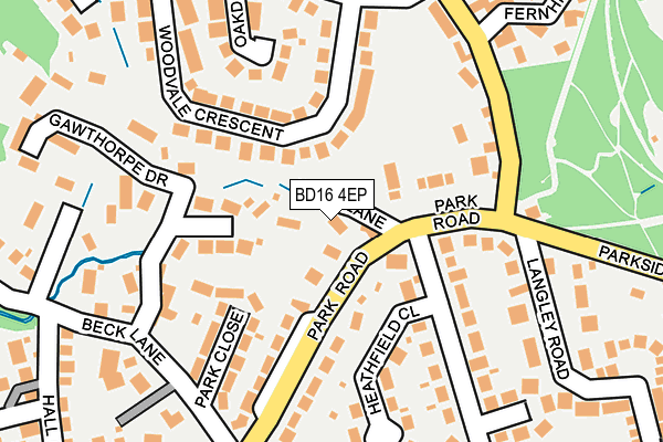 BD16 4EP map - OS OpenMap – Local (Ordnance Survey) BD16 4EP map - OS OpenMap – Local (Ordnance Survey)