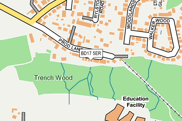 BD17 5ER map - OS OpenMap – Local (Ordnance Survey) BD17 5ER map - OS OpenMap – Local (Ordnance Survey)