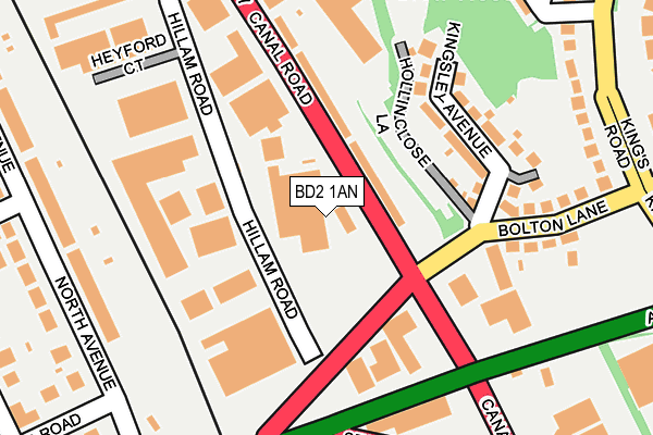 BD2 1AN map - OS OpenMap – Local (Ordnance Survey) BD2 1AN map - OS OpenMap – Local (Ordnance Survey)