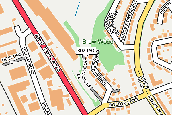 BD2 1AQ map - OS OpenMap – Local (Ordnance Survey) BD2 1AQ map - OS OpenMap – Local (Ordnance Survey)