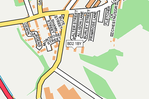 BD2 1BY map - OS OpenMap – Local (Ordnance Survey) BD2 1BY map - OS OpenMap – Local (Ordnance Survey)