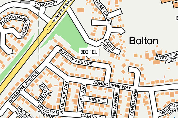 BD2 1EU map - OS OpenMap – Local (Ordnance Survey) BD2 1EU map - OS OpenMap – Local (Ordnance Survey)