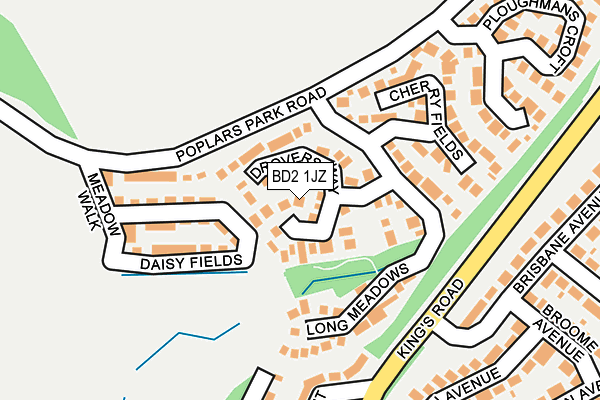 BD2 1JZ map - OS OpenMap – Local (Ordnance Survey) BD2 1JZ map - OS OpenMap – Local (Ordnance Survey)