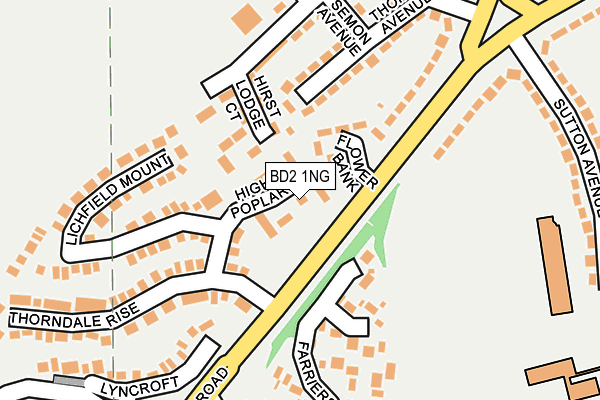 BD2 1NG map - OS OpenMap – Local (Ordnance Survey) BD2 1NG map - OS OpenMap – Local (Ordnance Survey)