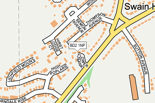 BD2 1NP map - OS OpenMap – Local (Ordnance Survey) BD2 1NP map - OS OpenMap – Local (Ordnance Survey)