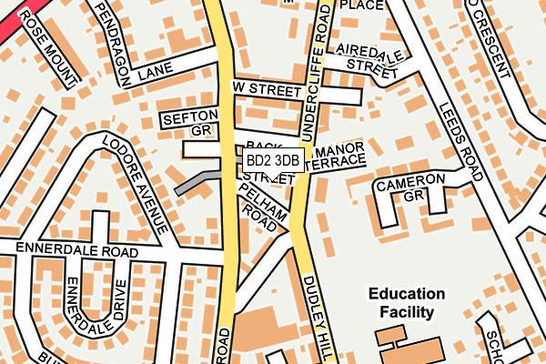 BD2 3DB map - OS OpenMap – Local (Ordnance Survey) BD2 3DB map - OS OpenMap – Local (Ordnance Survey)