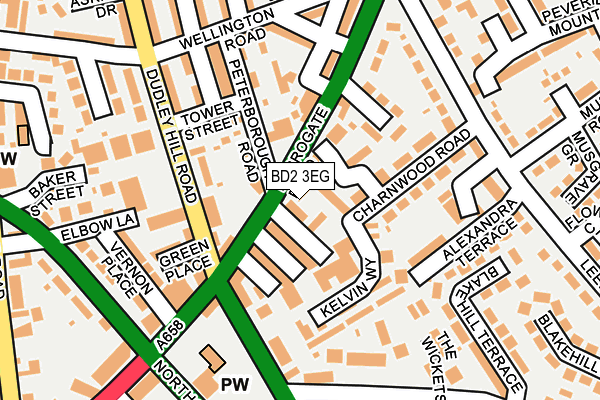 BD2 3EG map - OS OpenMap – Local (Ordnance Survey) BD2 3EG map - OS OpenMap – Local (Ordnance Survey)