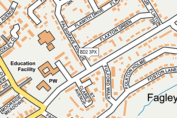 BD2 3PX map - OS OpenMap – Local (Ordnance Survey) BD2 3PX map - OS OpenMap – Local (Ordnance Survey)