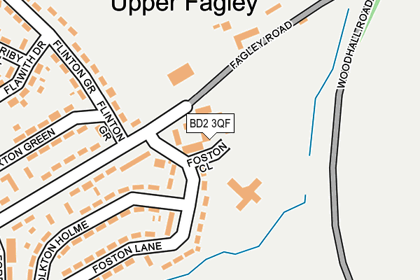 BD2 3QF map - OS OpenMap – Local (Ordnance Survey) BD2 3QF map - OS OpenMap – Local (Ordnance Survey)