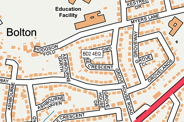 BD2 4EQ map - OS OpenMap – Local (Ordnance Survey) BD2 4EQ map - OS OpenMap – Local (Ordnance Survey)