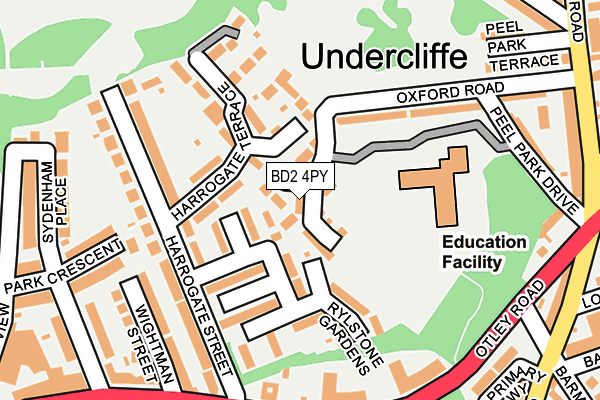 BD2 4PY map - OS OpenMap – Local (Ordnance Survey) BD2 4PY map - OS OpenMap – Local (Ordnance Survey)