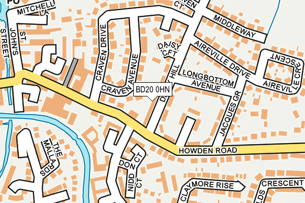 BD20 0HN map - OS OpenMap – Local (Ordnance Survey) BD20 0HN map - OS OpenMap – Local (Ordnance Survey)