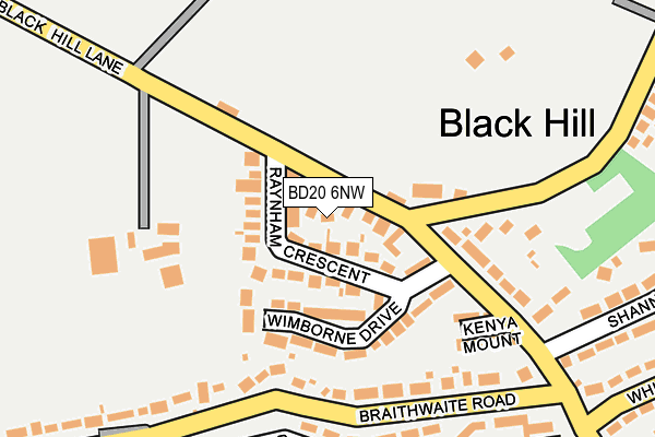 BD20 6NW map - OS OpenMap – Local (Ordnance Survey) BD20 6NW map - OS OpenMap – Local (Ordnance Survey)