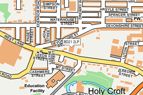 BD21 2LP map - OS OpenMap – Local (Ordnance Survey) BD21 2LP map - OS OpenMap – Local (Ordnance Survey)