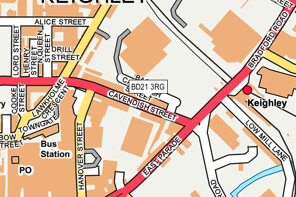 BD21 3RG map - OS OpenMap – Local (Ordnance Survey) BD21 3RG map - OS OpenMap – Local (Ordnance Survey)