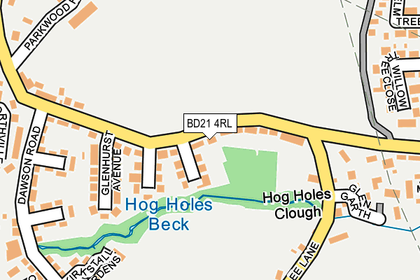 BD21 4RL map - OS OpenMap – Local (Ordnance Survey) BD21 4RL map - OS OpenMap – Local (Ordnance Survey)
