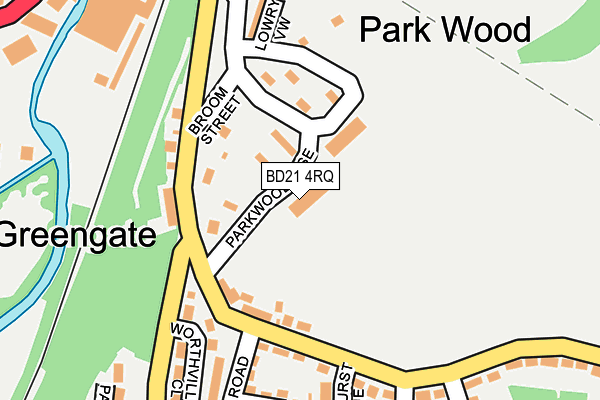 BD21 4RQ map - OS OpenMap – Local (Ordnance Survey) BD21 4RQ map - OS OpenMap – Local (Ordnance Survey)
