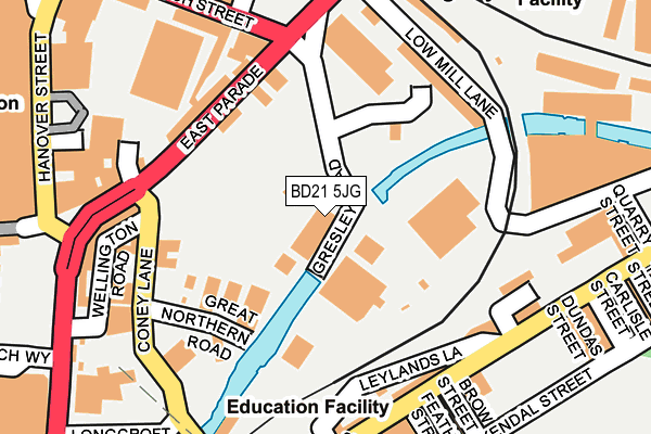 BD21 5JG map - OS OpenMap – Local (Ordnance Survey) BD21 5JG map - OS OpenMap – Local (Ordnance Survey)