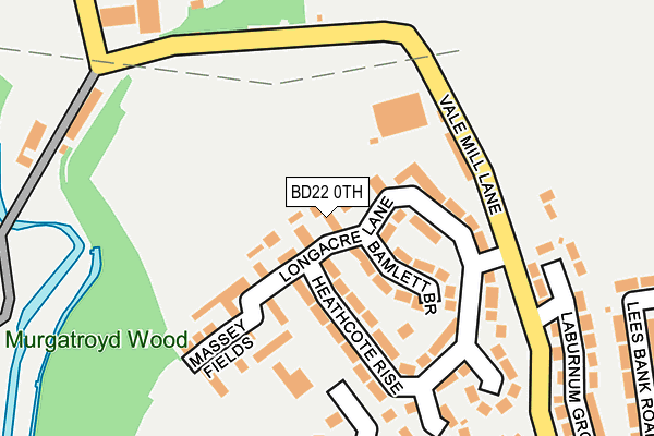 BD22 0TH map - OS OpenMap – Local (Ordnance Survey) BD22 0TH map - OS OpenMap – Local (Ordnance Survey)