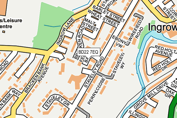 BD22 7EQ map - OS OpenMap – Local (Ordnance Survey) BD22 7EQ map - OS OpenMap – Local (Ordnance Survey)