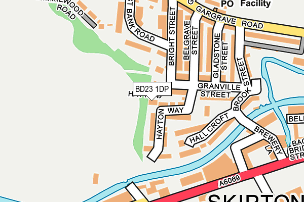 BD23 1DP map - OS OpenMap – Local (Ordnance Survey) BD23 1DP map - OS OpenMap – Local (Ordnance Survey)