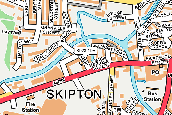 BD23 1DR map - OS OpenMap – Local (Ordnance Survey) BD23 1DR map - OS OpenMap – Local (Ordnance Survey)