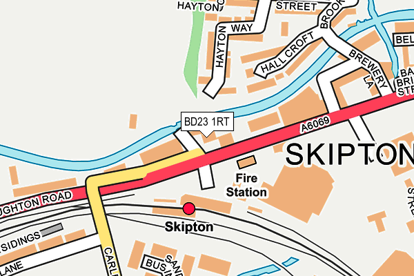 BD23 1RT map - OS OpenMap – Local (Ordnance Survey) BD23 1RT map - OS OpenMap – Local (Ordnance Survey)