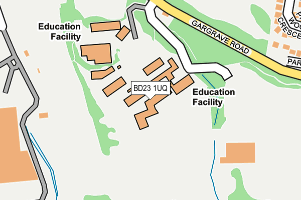 BD23 1UQ map - OS OpenMap – Local (Ordnance Survey) BD23 1UQ map - OS OpenMap – Local (Ordnance Survey)