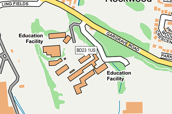 BD23 1US map - OS OpenMap – Local (Ordnance Survey)