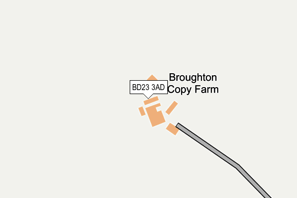 BD23 3AD map - OS OpenMap – Local (Ordnance Survey) BD23 3AD map - OS OpenMap – Local (Ordnance Survey)