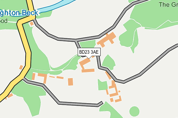 BD23 3AE map - OS OpenMap – Local (Ordnance Survey) BD23 3AE map - OS OpenMap – Local (Ordnance Survey)