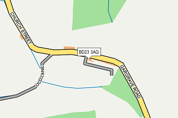 BD23 3AQ map - OS OpenMap – Local (Ordnance Survey) BD23 3AQ map - OS OpenMap – Local (Ordnance Survey)
