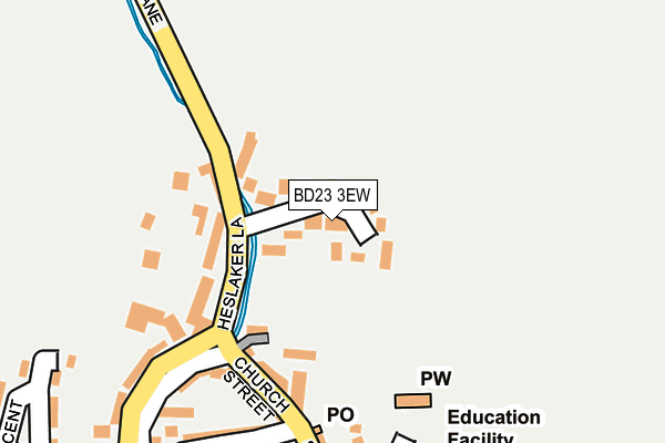 BD23 3EW map - OS OpenMap – Local (Ordnance Survey) BD23 3EW map - OS OpenMap – Local (Ordnance Survey)