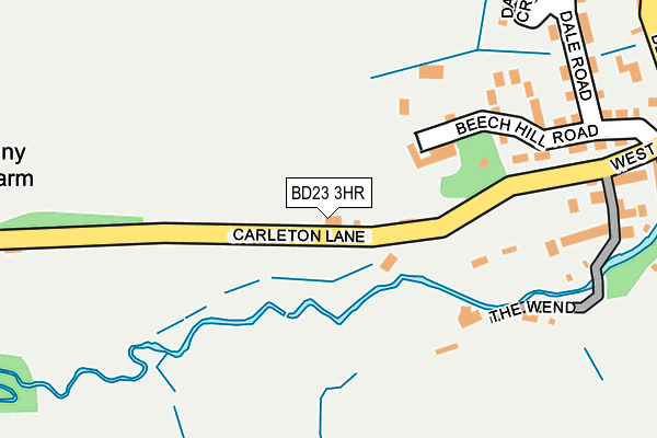 BD23 3HR map - OS OpenMap – Local (Ordnance Survey) BD23 3HR map - OS OpenMap – Local (Ordnance Survey)